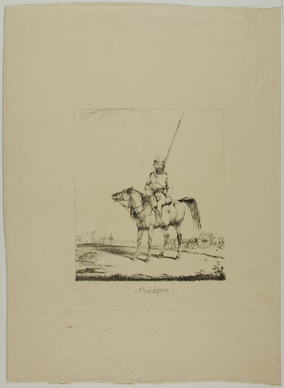 Ein Kosake von Monogrammist N.D.