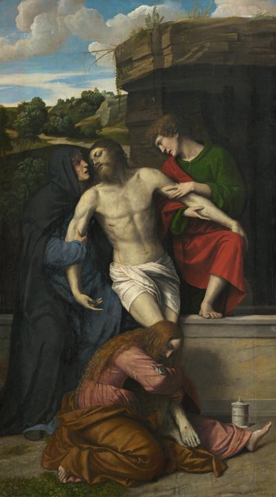 Pietà von Moretto da Brescia