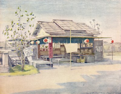 Ein Teehaus, 1903 von Mortimer L Menpes