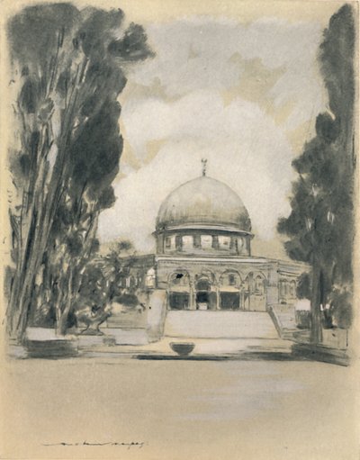 Moschee von Omar, Jerusalem, 1903 von Mortimer L Menpes