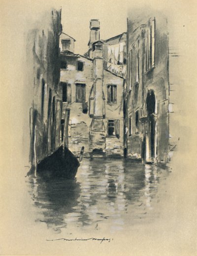 Straße in Venedig von Mortimer L Menpes