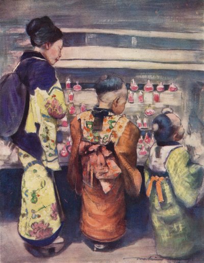 Zuckerwasserstand, ca. 1887, 1901 von Mortimer L Menpes