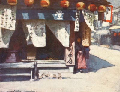 Sonne und Laternen, um 1887 von Mortimer L Menpes