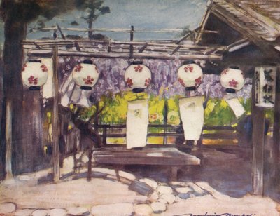 Sonne und Laternen, ca. 1887, 1901 von Mortimer L Menpes