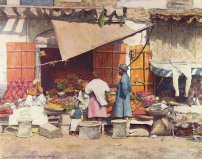 Ein Obststand, 1905 von Mortimer Ludington Menpes