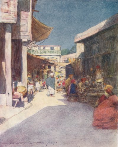 Eine enge Straße, 1905 von Mortimer Ludington Menpes