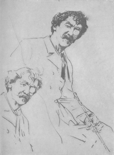Porträtstudien, ca. 1880, 1904 von Mortimer Ludington Menpes