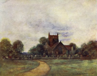 Die Kirche in Wargrave von Mortimer Ludington Menpes