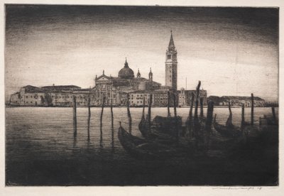 San Giorgio Maggiore, 1910 von Mortimer Menpes