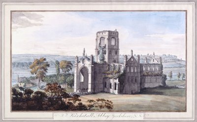 Nordostansicht der Kirkstall Abbey von Moses Griffiths