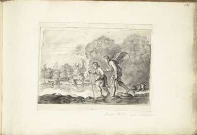 Tobias und der Engel von Moses Ter Borch