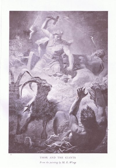 Thor und die Riesen von Mårten Eskil Winge
