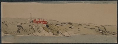 Einfahrt nach Bergen von Muirhead Bone