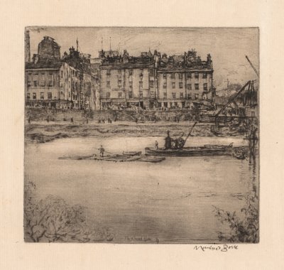 Radierungen von Glasgow: Gorbals von Muirhead Bone