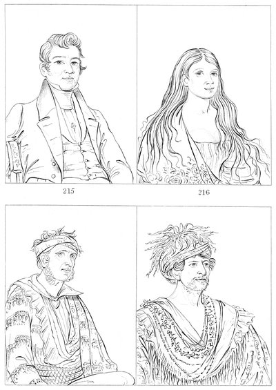 Cherokees, 1841 von Myers and Co