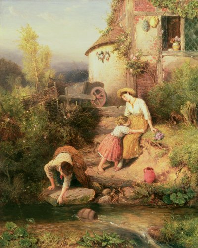 Der Bach von Myles Birket Foster