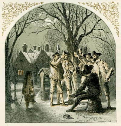 Wassailing Obstbäume von Myles Birket Foster