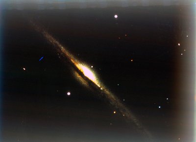 Die Nadelgalaxie in Coma Berenices von NASA Images