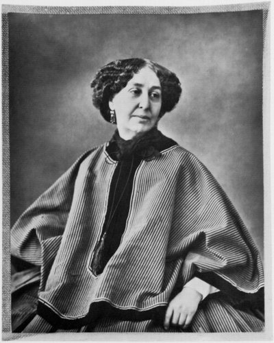 George Sand, französische Autorin, 1864 von Nadar