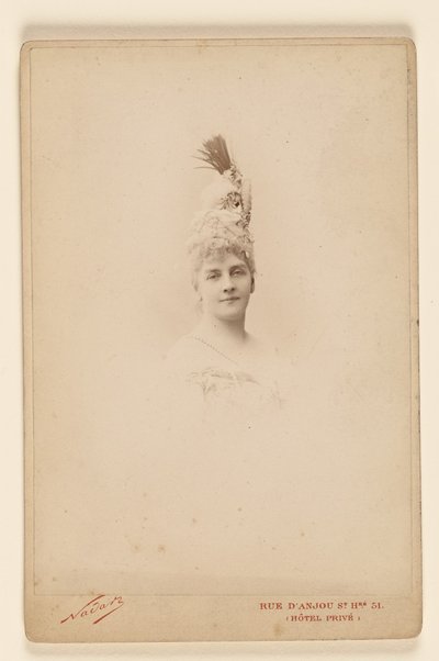 Gräfin Hélène de Pourtalès von Nadar [Gaspard Félix Tournachon]