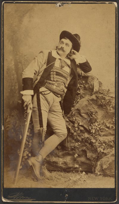 Maurice Barrymore von Napoleon Sarony