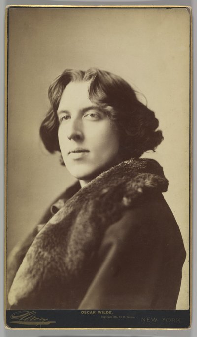 Oscar Wilde, ca. 1822 (Sepia-Foto) von Napoleon Sarony