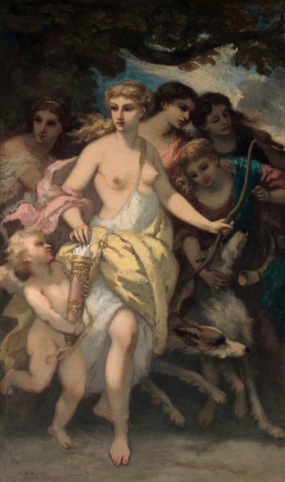 Diana, 1849 von Narcisse Virgile Diaz de la Peña