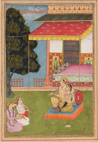 Shri Raga, aus einer Ragamala (Girlande der Melodien) von Nasiruddin