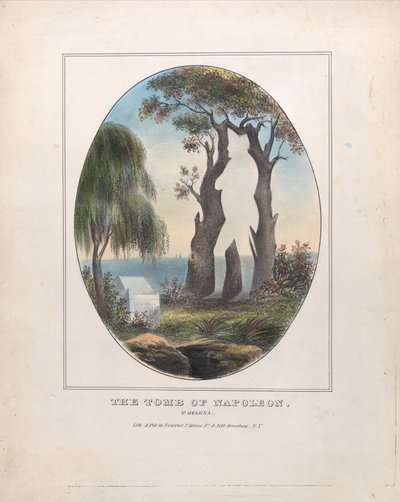 Das Grab von Napoleon von Nathaniel Currier