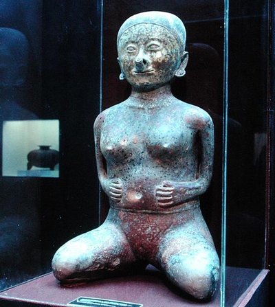 Frau bei der Geburt von Nayarit Nayarit