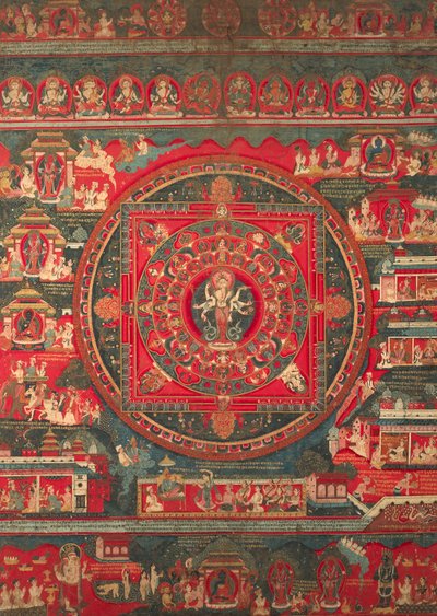 Mandala von Amoghapasa von Nepalese School