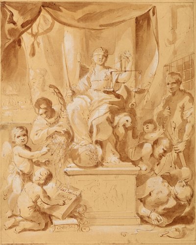 Allegorie der Gerechtigkeit von Leopold Blonder
