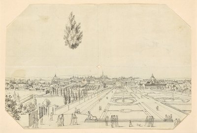 Blick auf Wien vom Belvedere von Leopold Blonder