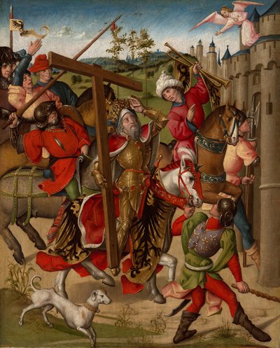 Kaiser Heraklius wird der Eintritt nach Jerusalem verweigert von Netherlandish School