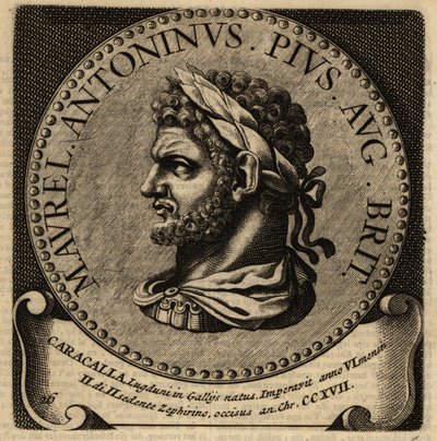Porträt des römischen Kaisers Caracalla von Netherlandish School
