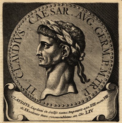 Porträt des römischen Kaisers Claudius von Netherlandish School