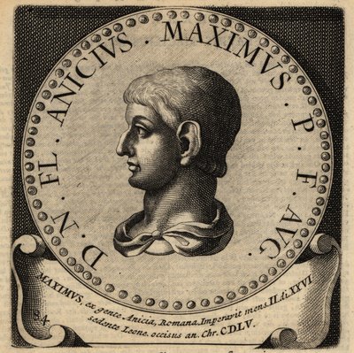 Porträt des römischen Kaisers Maximus von Netherlandish School