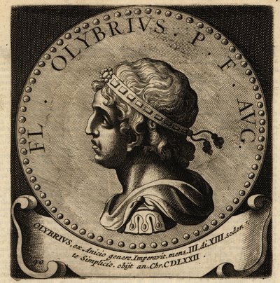 Porträt des römischen Kaisers Olybrius von Netherlandish School