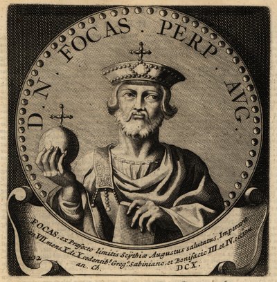 Porträt des römischen Kaisers Phocas von Netherlandish School