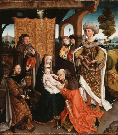 Die Anbetung der Könige von Netherlandish School