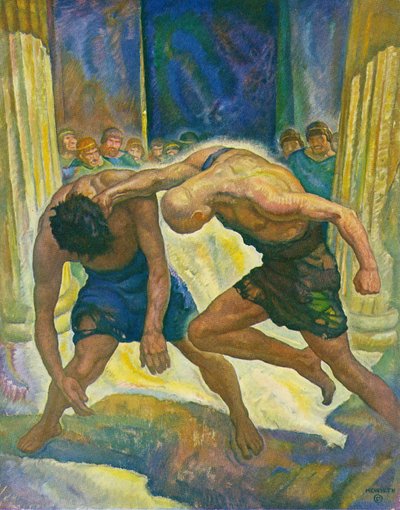 Der Kampf der Bettler von Newell Convers Wyeth