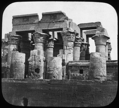 Tempel von Kom Ombo, Ägypten, ca. 1890 von Newton and Co