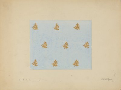 Tapete, 1936 von Nicholas Acampora