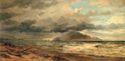 Cookstraße, Neuseeland von Nicholas Chevalier