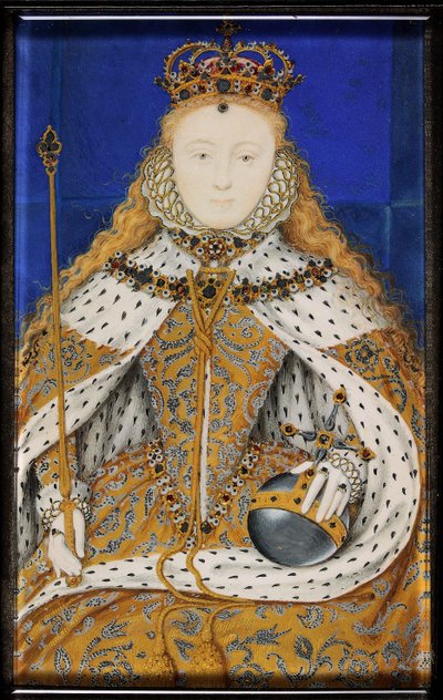 Königin Elisabeth I. (Emaille) von Nicholas Hilliard