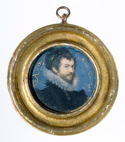 Selbstporträt, 1577 von Nicholas Hilliard