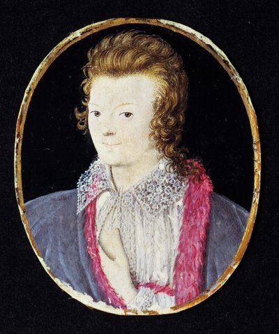 Unbekannter Jugendlicher, um 1595 von Nicholas Hilliard