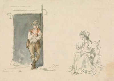 Figurenstudien: Stehender Junge von Nicholas Pocock