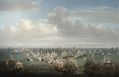 Die Schlacht von Trafalgar von Nicholas Pocock