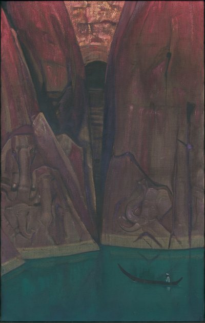 Ashram, "Ashrams" Serie, 1931 von Nicholas Roerich